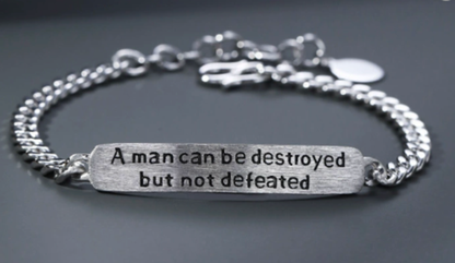 Vintage Thai Silver Bracelet for Men's Fashion